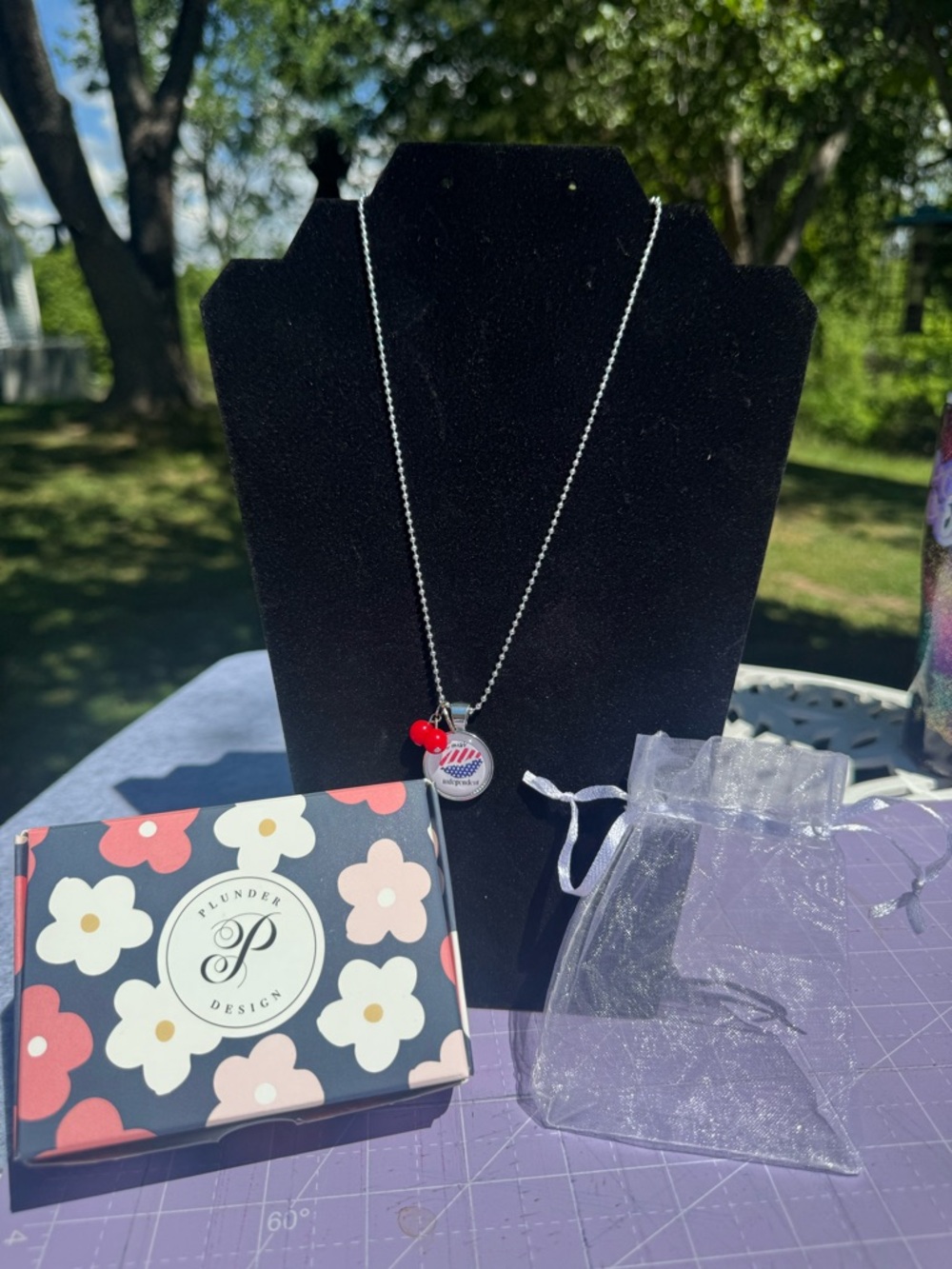 NIB Plunder Design Lil Miss Independent Necklace